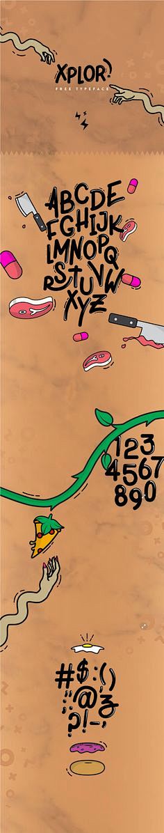 Free Xplor Brush Fon...
