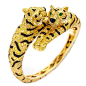 CARTIER One of a Kind Double Headed Tiger Bangle Bracelet