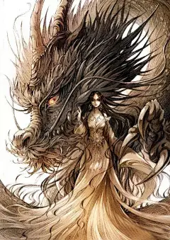 精致繁复的插画艺术 / 古戈力 ​ ​​​​
