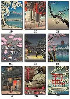 日式风格招财猫装饰画榻榻米壁画客厅风景画餐厅寿司店料理店挂画-淘宝网