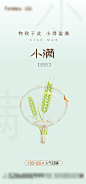 小满节气海报-源文件