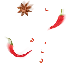 佐料 辣椒 八角 透明素材免扣素材png @两秒视觉