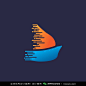 船LOGO设计合集#轮船#货船LOGO#船厂#小舟#沙船#邮轮#邮轮#船锚#帆船#木船#海盗船 (96)