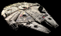 General 2865x1734 Star Wars Millennium Falcon Star Wars Ships spaceship science fiction vehicle CGI render digital art