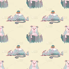 狗,牛肉汉堡,有钱有势的人,四方连续纹样,宠物,创造力,华丽的,野生动物,图像,猫