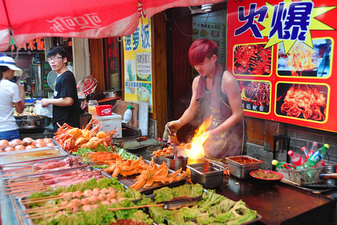 小吃美食街之劈柴院