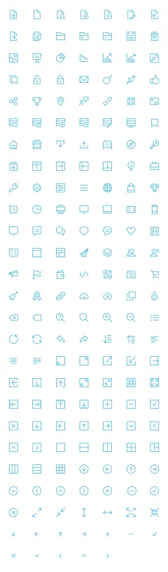 180 Vector Line Icons Pack : 180 Line icon set. All Icons are based on shapes (100% vector), easy to change color and adjustable to any size. Available in: AI, EPS, PDF, PSD, SVG, PNG