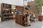 loft kitchen in walnut 