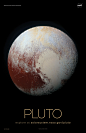 Pluto Poster - Version C | NASA Solar System Exploration : Version C of the Pluto installment of our solar system poster series.