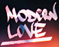 MODERN LOVE : Personal project series about what i love most: lines.The treatment reminds to 80's glowing sci-fi look and feel.Obviusly is related also to the harmonic waves about the sounds you imagine when you are in love.A Modern Love. 