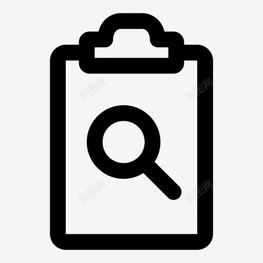 查找剪贴板办公文具放大镜图标 知识 icon 标识 标志 UI图标 设计图片 免费下载 页面网页 平面电商 创意素材-花瓣网