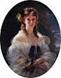 德国Franz Xaver Winterhalter油画作品:欧洲宫廷人物肖像
