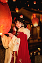天官赐福 上元安康_人像_颇可,人像,少女,古风,元宵节,汉服,我要上开屏,SPC大赛人物组,夜景人像