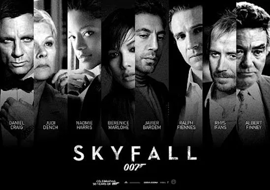 007-SKYFALL海报-James-Bond-Daniel-Craig-Judi-Dench-Naomie-Harris-Berenice ...