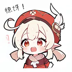 Q版表情包/可莉—惊讶！