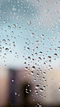 在雨中