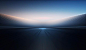 A blue stadium with a white light at the top. | Premium AI-generated image