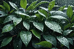 树叶大自然背景图