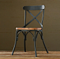 手工美式乡村loft时尚现代工业风铁艺餐椅 靠背椅办公椅装饰家具-淘宝网