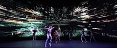 3D 3dmapping animation  ballet DANCE   factory fifteen Film   projection Rambert royal opera house