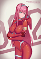 Zero Two, Scalpel ./ : Man, I just love when Studio Trigger makes anime like this and Kill La Kill! Here’s my rendition of the awesome Zero Two.

You can also follow me here:
http://pixiv.me/scalpelarts
http://scalpelarts.tumblr.com
http://twitter.com/sca