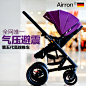 德国Airron婴儿手推车避震高景观宝宝坐躺童车超NORTON可折叠双向-淘宝网