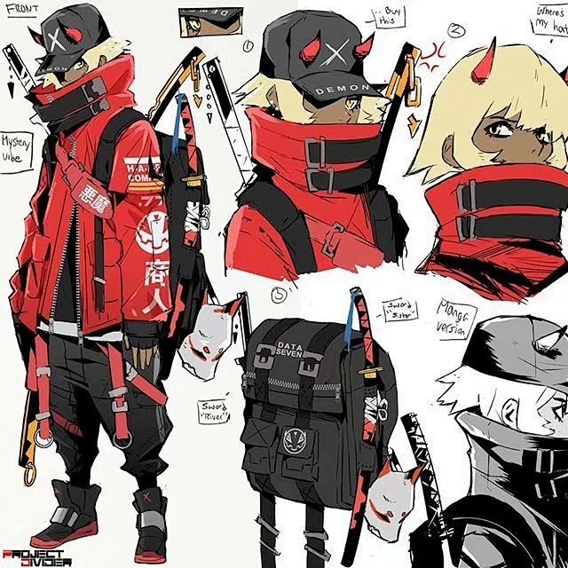 机能风服饰的设计！好酷！
ins:pro...