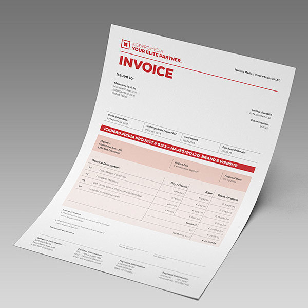 Elite Invoice Design...