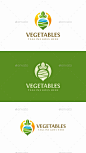 蔬菜农场——食品标志模板Vegetables Farm - Food Logo Templates设计、设计师、饮食、营养学、生态,生态,农业,食品,新鲜,身份,标志,标识,混合,自然,沙拉,蔬菜,视觉识别 design, designer, diet, dietology, eco, ecology, farm, food, fresh, identity, logo, logotype, mix, natural, salad, vegetable, visual identity