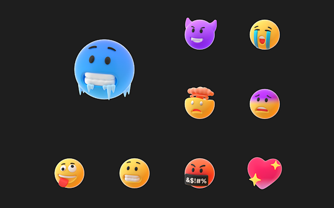 3D cinema4d Emoji gr...