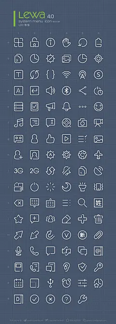 查看《系统线框图标》原图，原图尺寸：82...@Notwodesign采集到icon_剪影图标(124图)_花瓣UI 交互设计