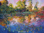 斑斓色块 . Erin Hanson ​​​​