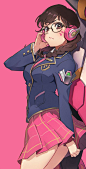 Overwatch, DVa, by Eito Nishikawa