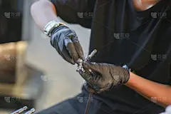 枪支,身体绘画,油漆喷雾器,车库,水平画幅,涂料,金属,泰国,手,工业