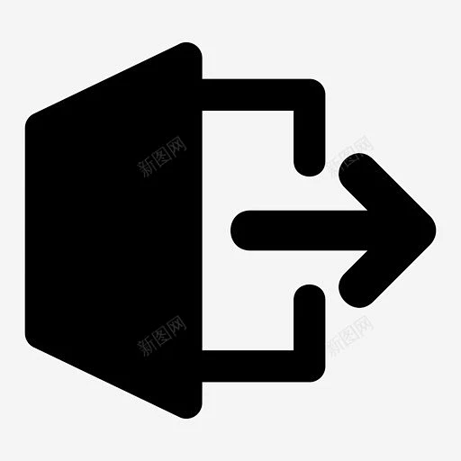 注销退出离开图标 页面网页 平面电商 创意素材-花瓣网