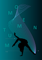 Momentum - The Physics Of Dance Part I : First part of my final major project: Posters explaining the physics behind dance and movement.