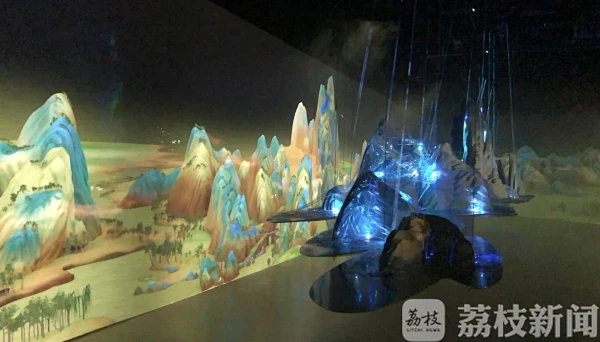 漫步《千里江山图》是怎样的体验？沉浸式数字意境展亮相南京-花瓣网