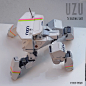 UZU / Cardboard Concept Model 