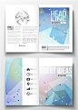 企业宣传画册单页传单三折页海报产品封面AI矢量设计素材 