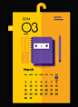 2014 Tooniverse Calender on Behance