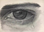 美术烩原创 素描眼睛示范 了解更多加群552791384#素描学习##美术烩##绘画教程##美术烩#