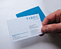 Fabric Architects - clear foil business cards