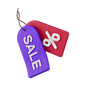 Sale Tag 3D Illustration