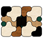 Modern Eclectic Memphis Design Style Rug with Hand-Tufted Botanical Silk