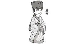 汉服男简笔画_360图片