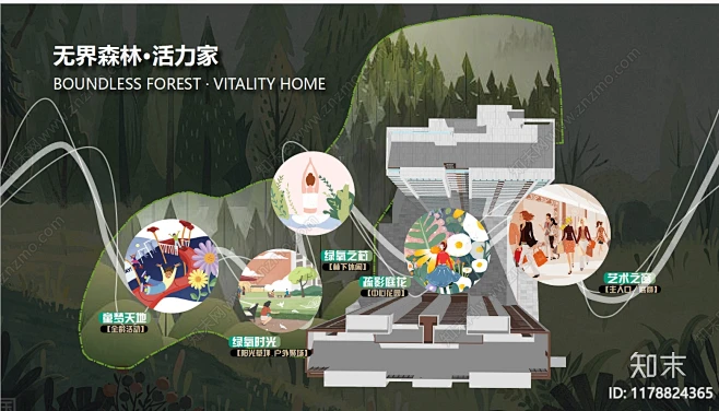 简约轻奢示范区景观下载【ID:1178824365】_【知末方案文本库】-花瓣网
