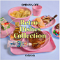 rolarola 在 Instagram 上发布：“ROLAROLA 21FALL [RETRO DISHES COLLECTION] 신상출시! 옛날 감성! 추억의 떡볶이 그릇이 상큼한 핑크 컬러로 재탄생! 샐러드 담기 좋은 보울, 컵, 3칸 나눔접시, 트레이등 다양하게 준비했습니다. 가벼운 무게로…”