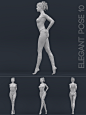 elegant_pose_10_by_onesix3d-dbe4eiy