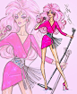 #Hayden Williams Fashion Illustrations #'Think Pink' like JEM! by Hayden Williams