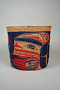 April Churchill and Robert Davidson (Haida, Alaska), Basket, paint/plant fiber, c. 1983.: 